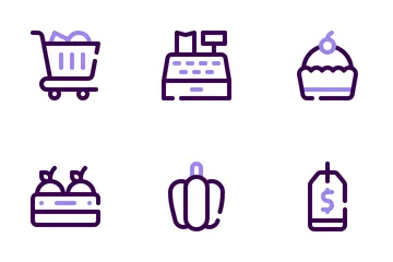 Lylac – Groceries Icon Pack