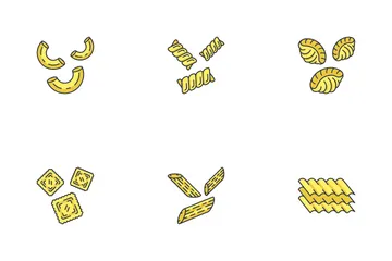 Macarrão Pacote de Ícones