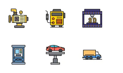 Machinery Icon Pack