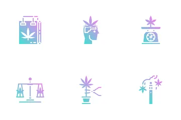Maconha Pacote de Ícones