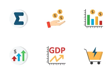 Macroeconomia Criativa Pacote de Ícones