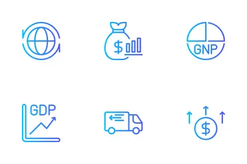 Macroéconomie Pack d'Icônes