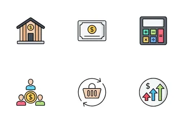 Macroéconomie Pack d'Icônes