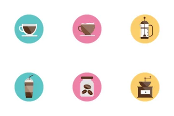 Magasin de café Icon Pack