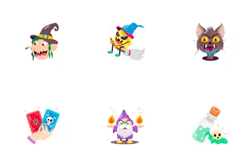 Magic And Wizard Stickers Icon Pack