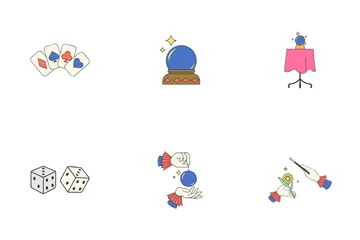 Magic Trick Elements Icon Pack
