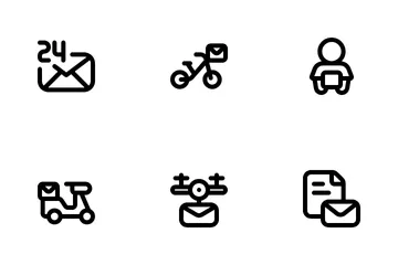 Mail Carrier Icon Pack