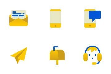 Courrier et contact Icon Pack