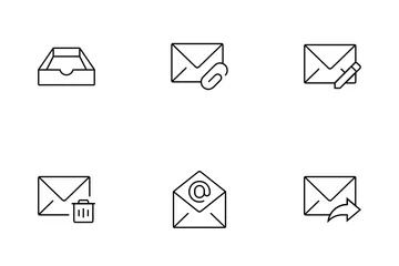 Mail-Benutzeroberfläche Symbolpack