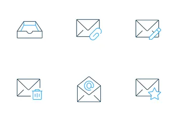Mail-Benutzeroberfläche Symbolpack