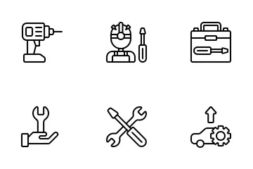 Maintenance And Service Icon Pack