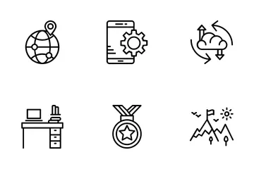 Maintenance And Services Line Icons Icon Pack