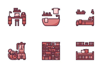 Maison et vie Pack d'Icônes