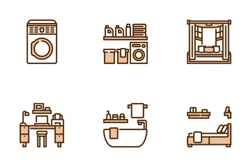 Maison et vie Pack d'Icônes
