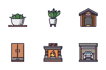 Maison et vie Pack d'Icônes