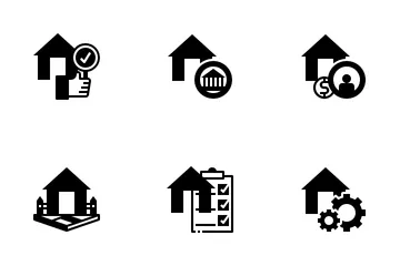 Hypothèque maison Pack d'Icônes