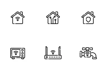 Maison intelligente Pack d'Icônes