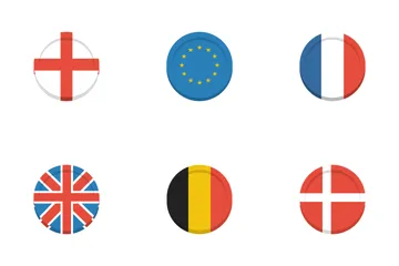 Major World Flag Coins Icon Pack