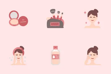 Make Up And Skincare Icon Pack