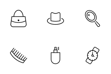 Makeup Accessories Icon Pack