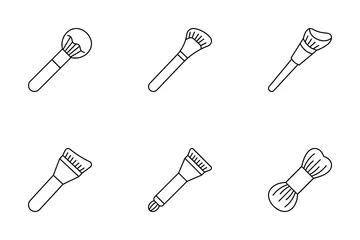 Makeup Brushes Icon Pack