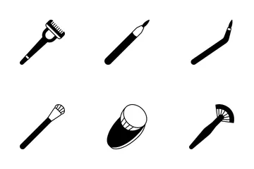 Makeup Brushes Icon Pack