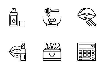 Makeup Products Icon Pack