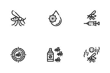 Malaria Illness Dengue Icon Pack