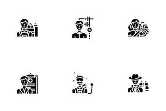 Male Occupation Job Icon Pack