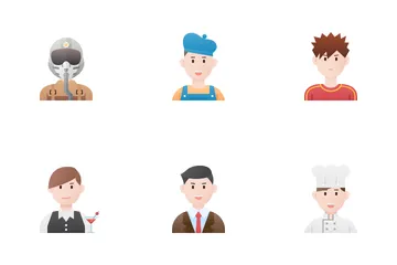 Male Occupations Icon Pack