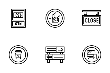 Mall Signs Icon Pack