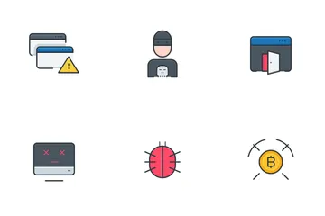 Malware And Threats Icon Pack