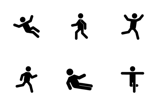 Man Icon Pack - 27 Glyph People Icons 