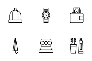 Man Accessories Icon Pack