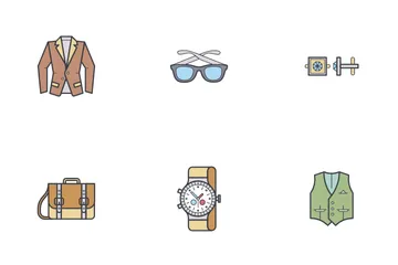 Man Accessories Icon Pack