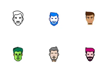 Man Face Icon Pack