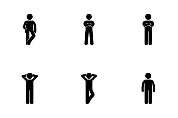 Man Pose Icon Pack