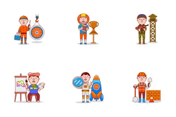 Man Profession Icon Pack