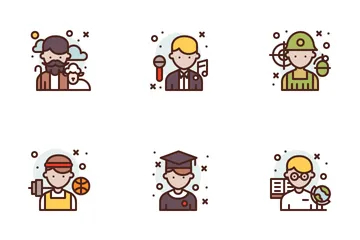 Man Profession Icon Pack