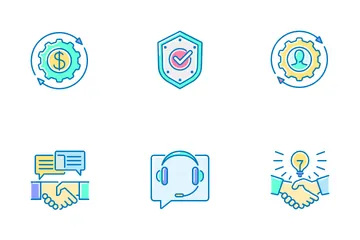 Management And Corporate Development Icon Pack