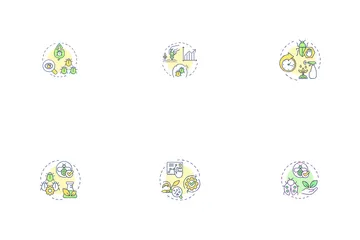 Controle de pragas integrado Pacote de Ícones