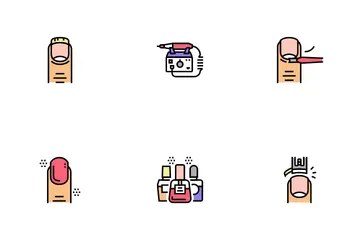 Manicure And Pedicure Icon Pack