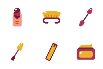Manicure Nail Care Icon Pack