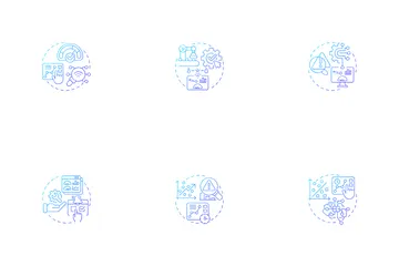 Mantenimiento predictivo Paquete de Iconos
