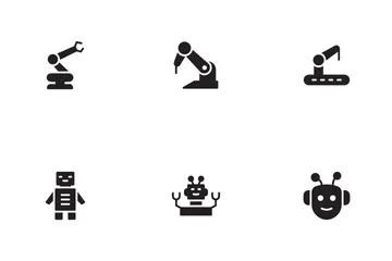 Manufacture Robotics Icon Pack