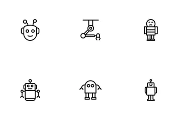 Manufacture Robotics Icon Pack
