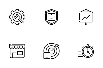 Manufacturing And Distribution Icon Pack