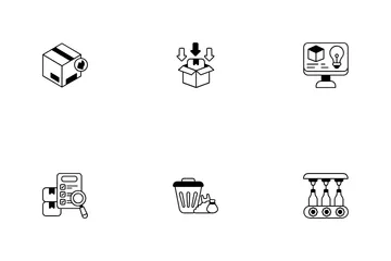 Manufacturing And Distribution Icon Pack