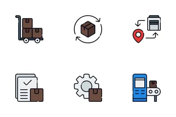 Manufacturing And Distribution Icon Pack