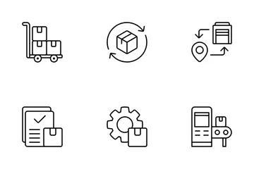 Manufacturing And Distribution Icon Pack